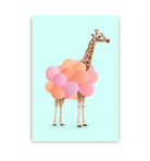 Giraffe Balloons Postcard - Lagom Design